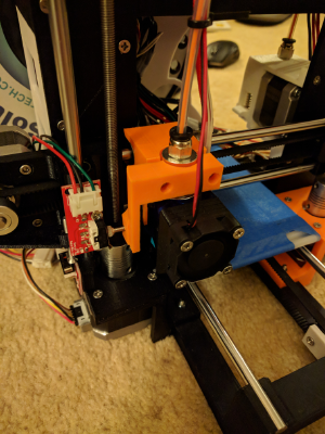 3Dtje Simplified E3D V6 Mount Endstop Bracket | 3d print model