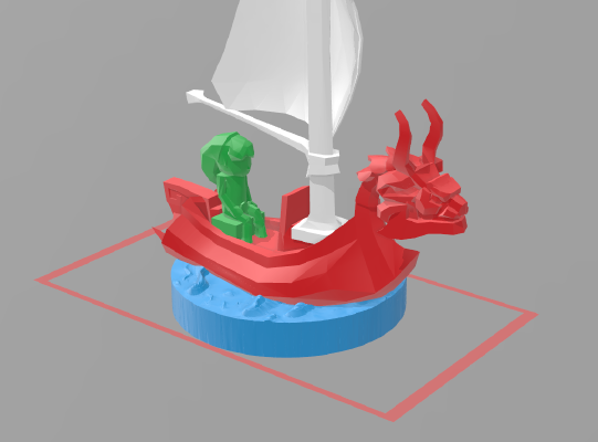 King of Red Lions, Amiibo Sized | 3d print model