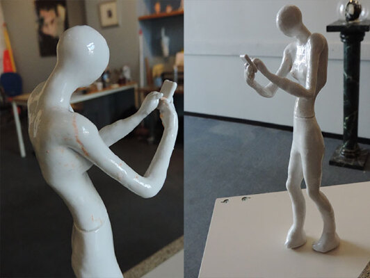 Phone Girl | 3d print model