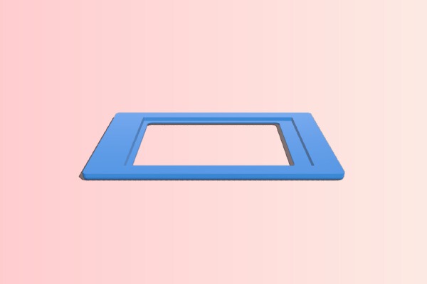 Nextion Bezel 3.5in | 3d print model