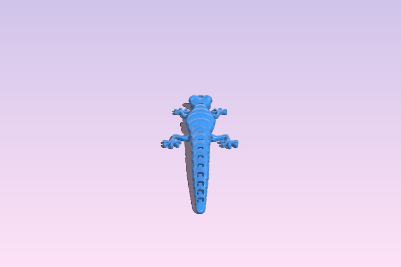 Lizard Keychain V2