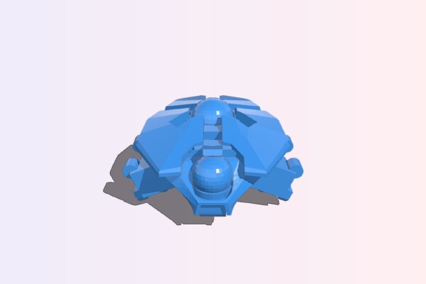 Alternative Space Cyber Undead Beetle | 3d print model