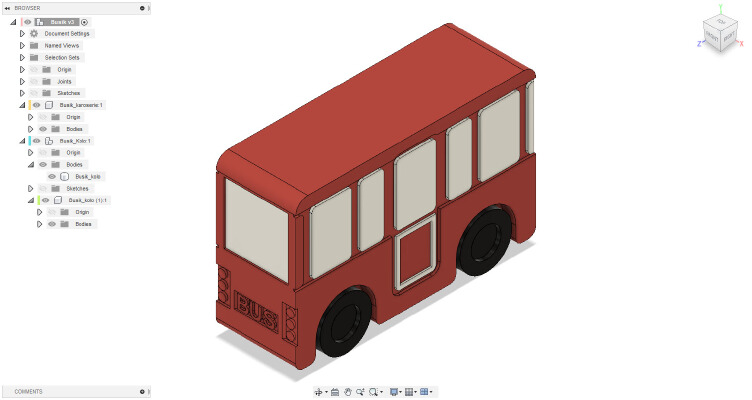 MINI BUS 20mm | 3d print model