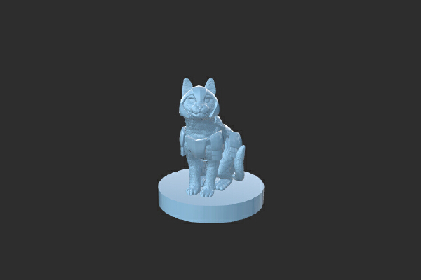 Cat in Armor | 3d print model