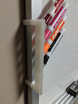 Dry Erase Marker Holder | 3d print model
