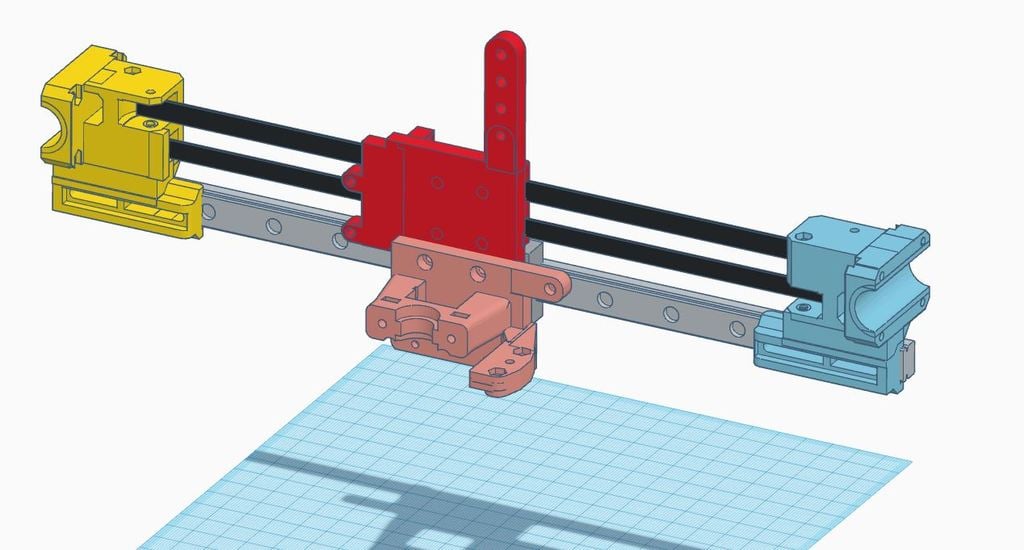 Hypercube Linear Rail X Axis