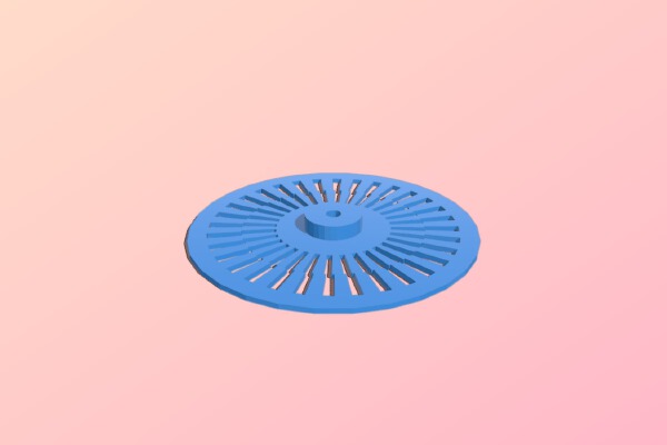 Parametric encoder wheels | 3d print model