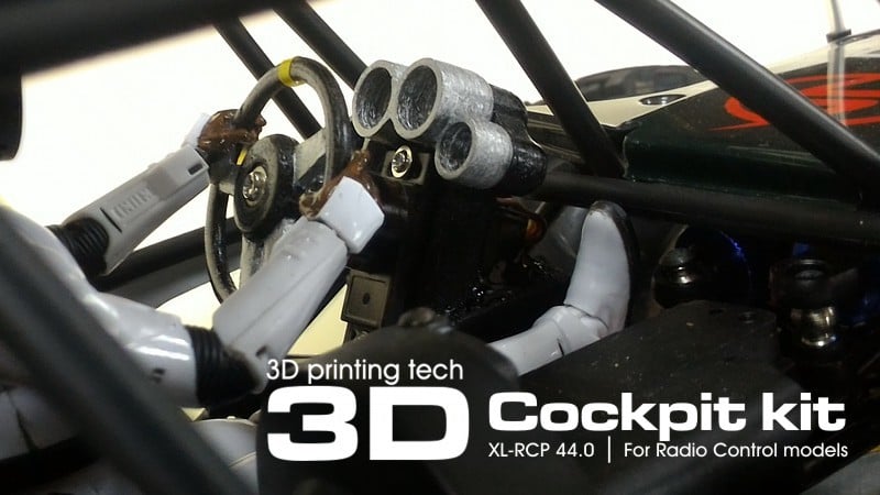 Cockpit kit fpr RC vehicles and ground FPV models