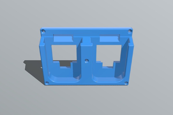 Makita Battery Dual Mount | 3d print model