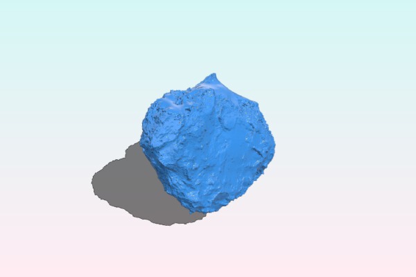 67p _ Churyumov-Gerasimenko comet model (from 10 Aug 2015 public model) | 3d print model