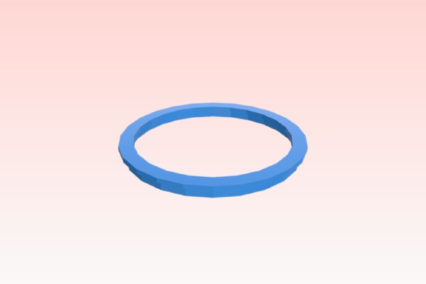 DailyEarring#73: Tiny sliding train ring 4cm | 3d print model