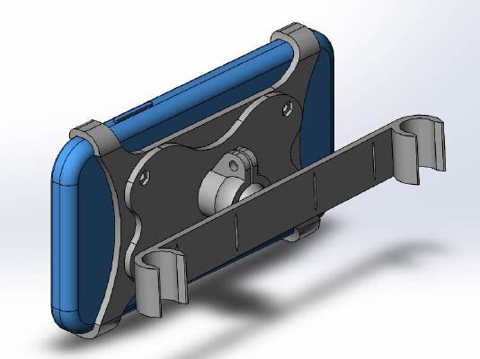 holder for SAMSUNG Note2 on headrest for VW_Skoda_Seat_Audi | 3d print model