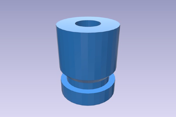 Bowden Adapter with hidden nut | 3d print model