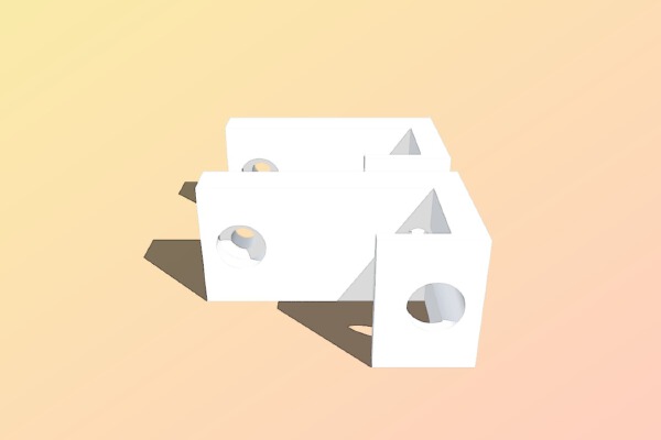 Mount Roman blinds for plastic Windows | 3d print model