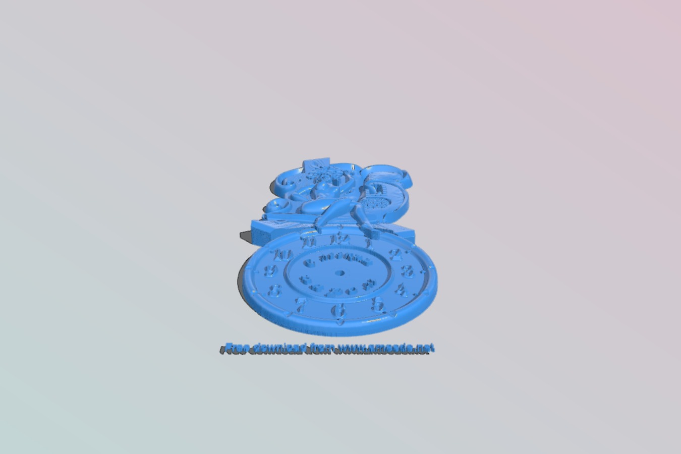 Wall clock pattern