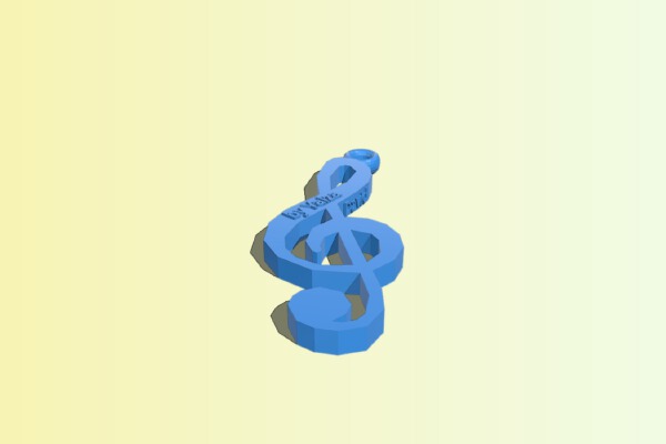 Clave de sol | 3d print model
