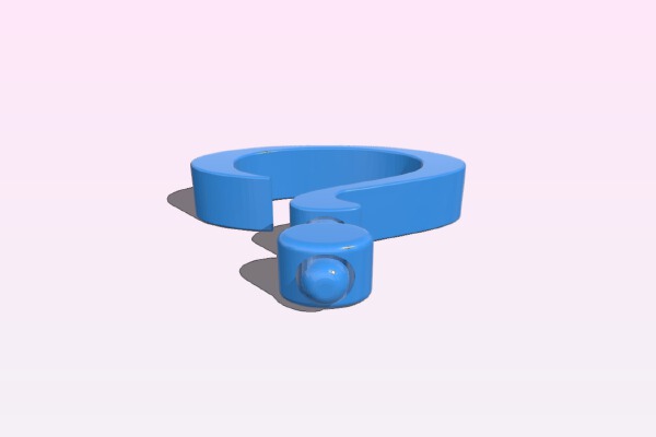 Riddler Cane Top | 3d print model