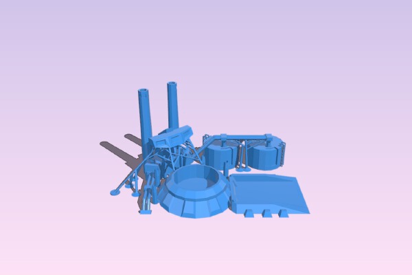 GDI Refinery [Command and Conquer 3] | 3d print model