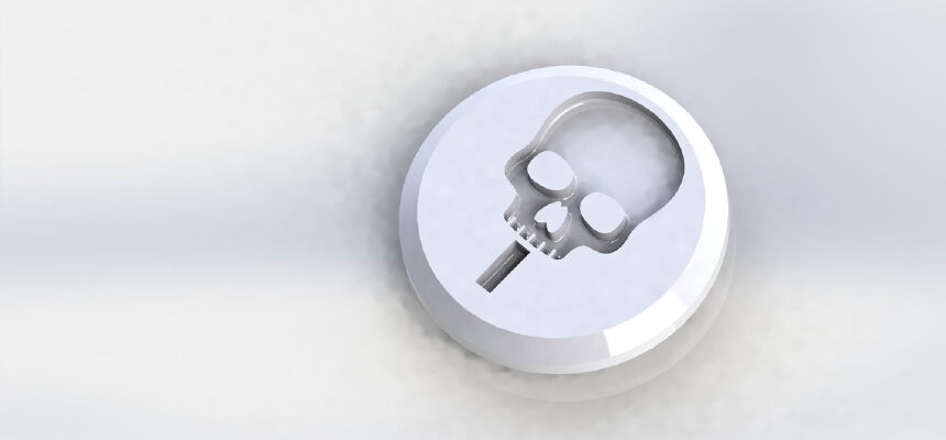 28mm Numbered Skeleton Token | 3d print model