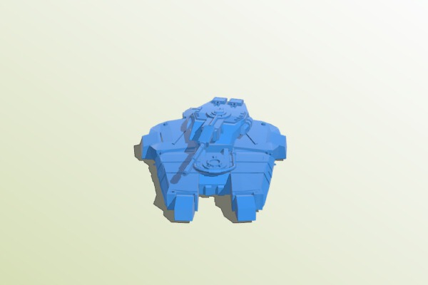 Hovertank Miniature | 3d print model