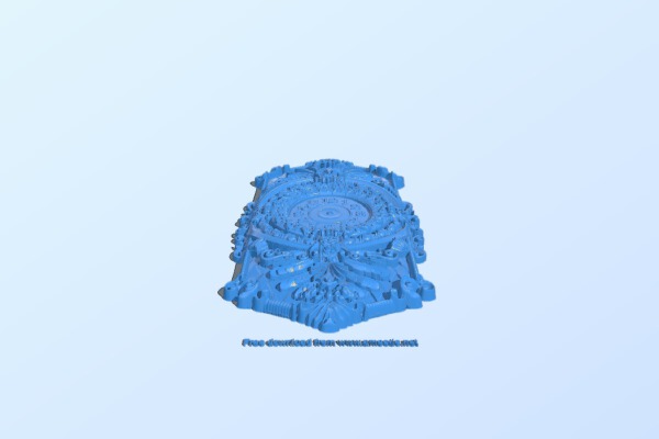 Wall clock pattern | 3d print model