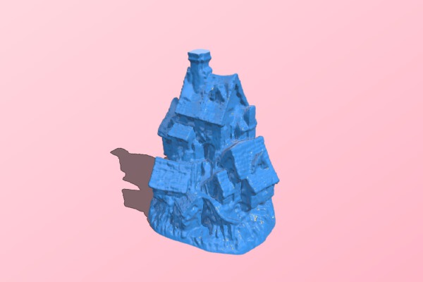 Houses on Rocks | 3d print model
