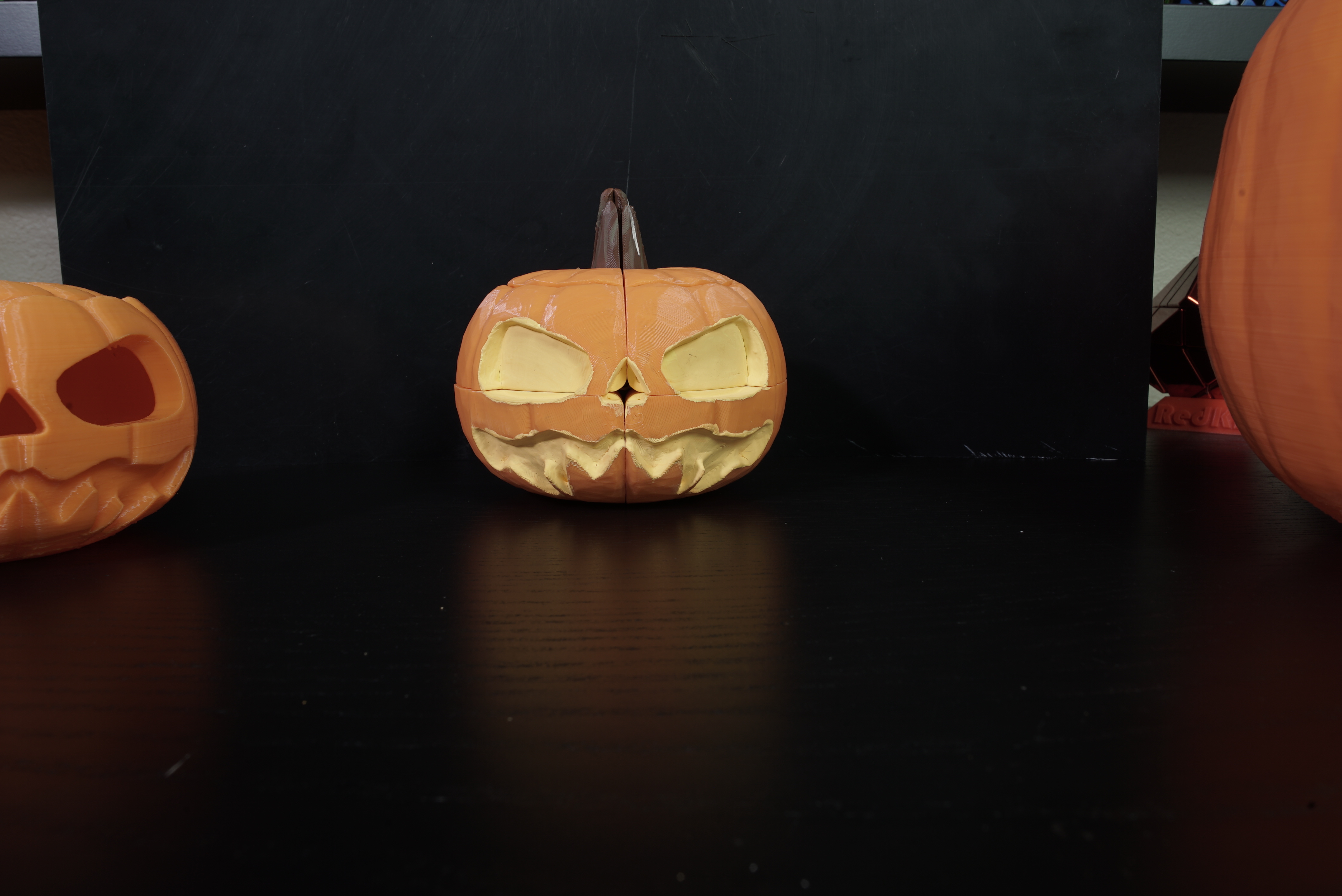 2x2 Spooky Jack-o-lantern