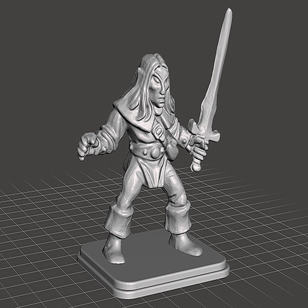 HeroQuest - Elf (Alb) Repaired