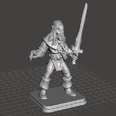 HeroQuest - Elf (Alb) Repaired | 3d print model