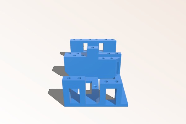 InMoov Servo Bed Upgrade for the Left Side | 3d print model