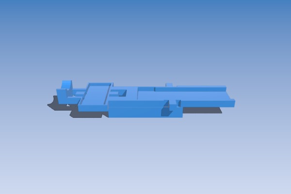 FPV Camera & Battery Mount for the Parrot Cargo Drone - Spektrum 5.8ghz Cam | 3d print model