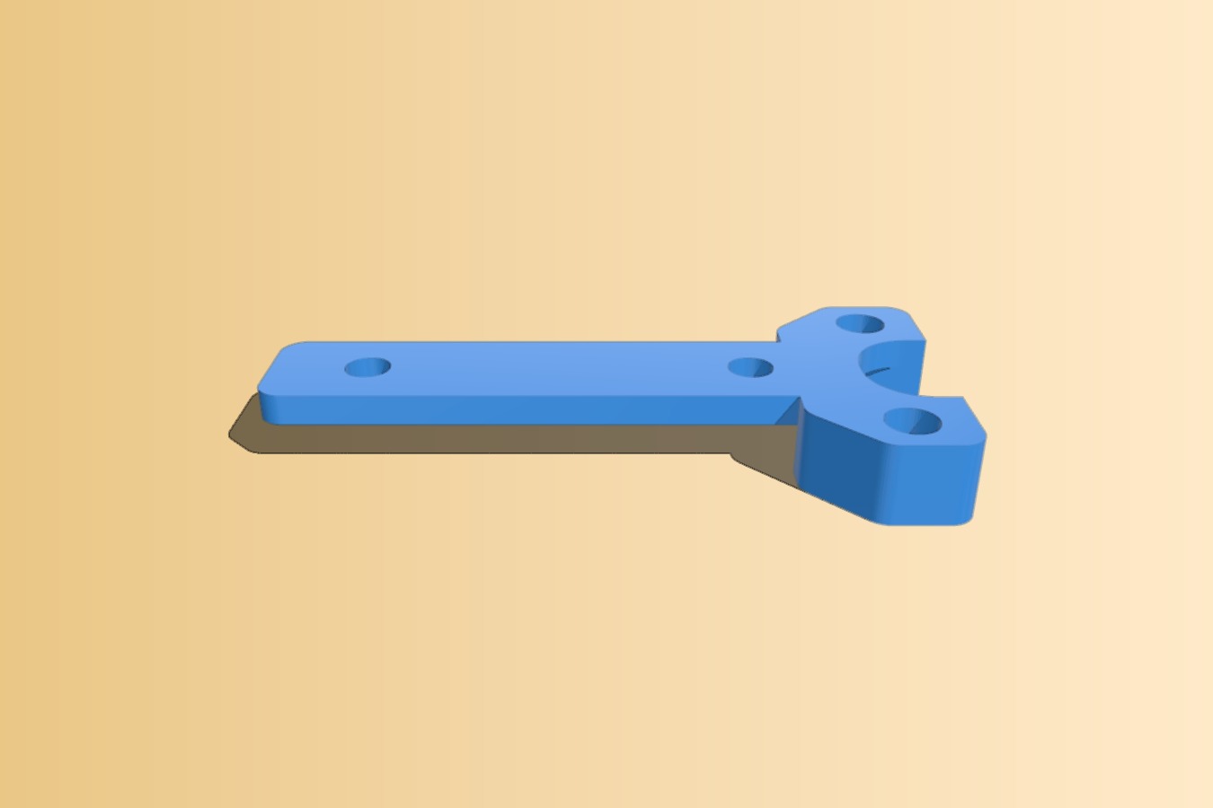 3dTouch front mount Wanhao i3 Plus