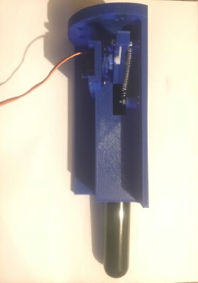 Geocache PET blocker _ Geocache PET bloqueur (servo SG9) | 3d print model