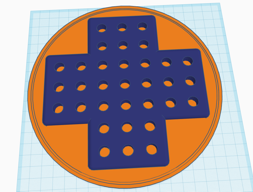 Peg Solitaire Dual Extrusion