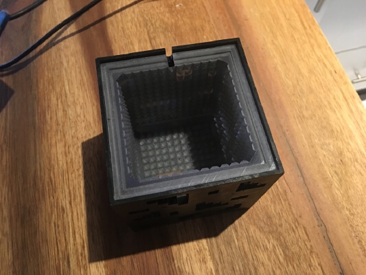 Minecraft Obsidian Ore Nightlight | 3d print model