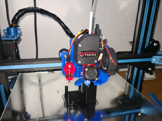 Cr-10 _ S _ Mini: Support direct-drive with extruder Bondtech, Hotend AIO EVO, sensor TouchMi, Neyma pancake, fan radial 5015 | 3d print model