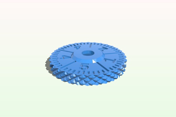 Wanhao Beb Leveling ReMix for Num4 Eng Nut | 3d print model