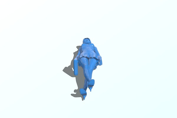 Miss Elegant beauty | 3d print model
