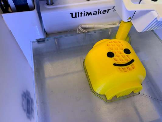 2-colored head for Lego Figure | 3d print model