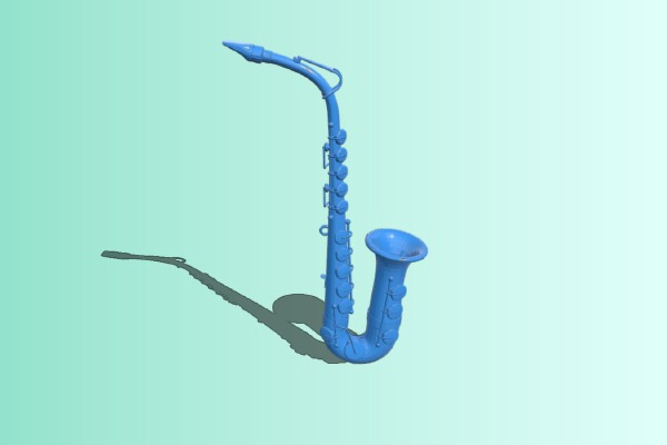 Mini Saxophone | 3d print model