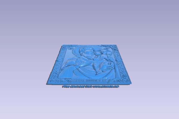 Icon of Our Lady of Smolensk | 3d print model