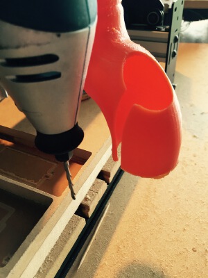 Shapeoko 2 Dust Shoe - For Stock dremel type spindle | 3d print model