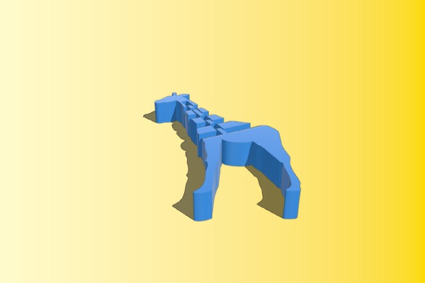 Flexi-Head Giraffe | 3d print model