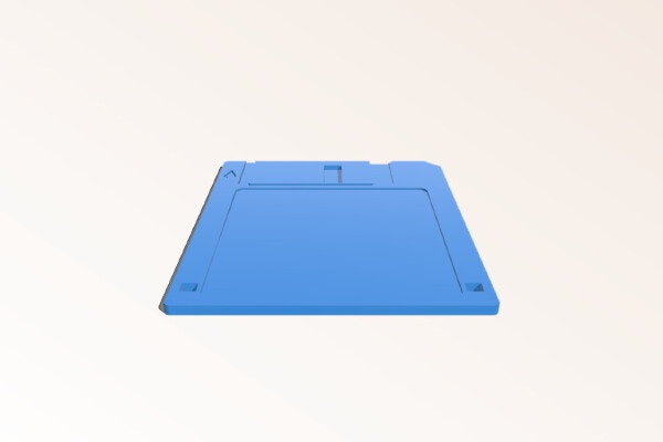 Floppy disk coaster | 3d print model
