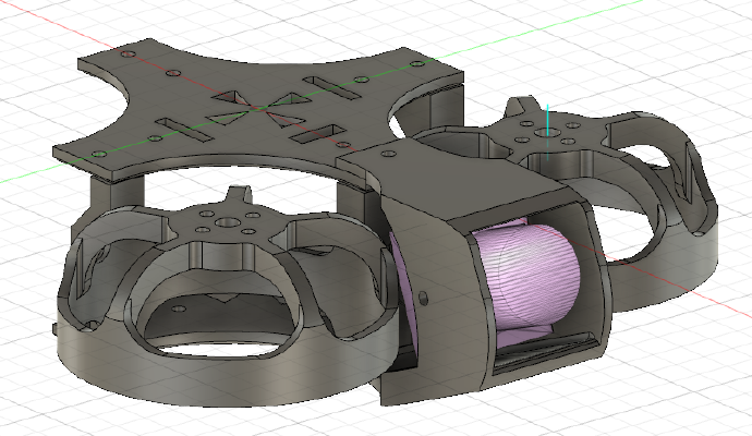 EastWhoop 80 - 1.6 inch printable HD frame | 3d print model