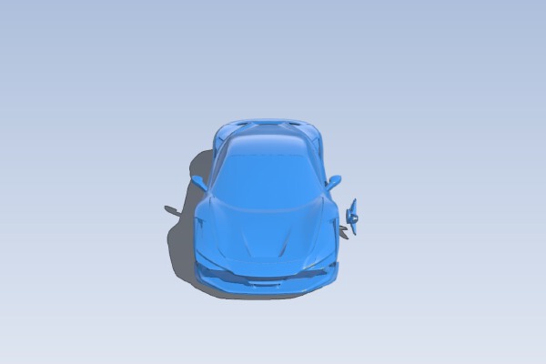 3D print FERRARI F8 TRIBUTO | 3d print model