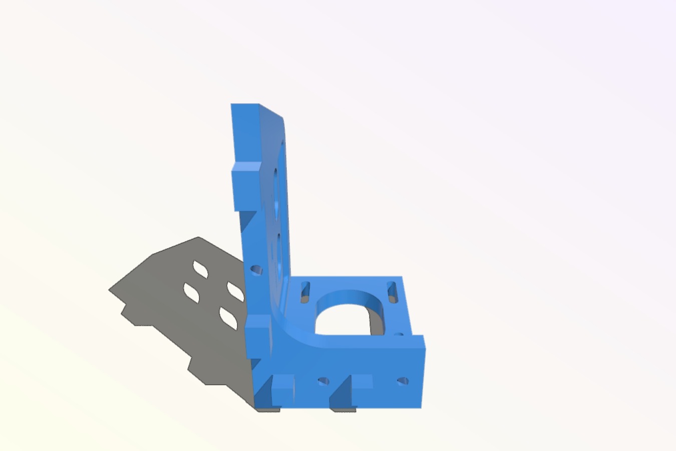 Makerfarm I3V or I3 8 Inch Y-Motor Bracket for Dampener