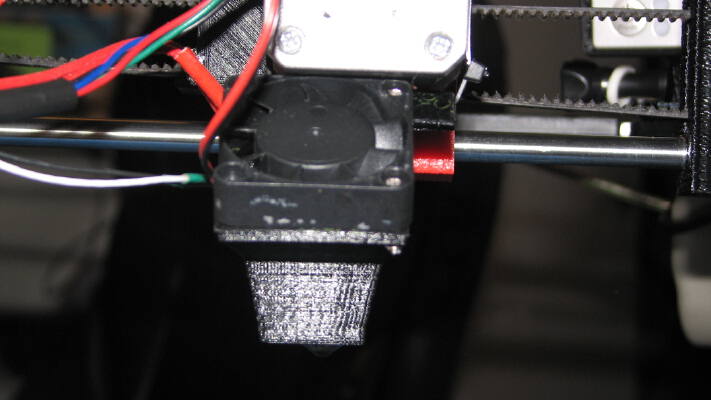 OneUp_TwoUp Stepper Mounted Fan Duct | 3d print model