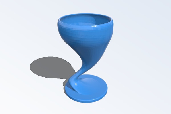 Tornado Chalice | 3d print model