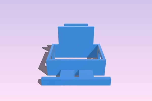 Zoom H1 belt clip | 3d print model